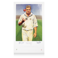 Icons Shane Warne gesigneerde Australië foto