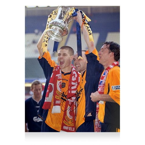 Icons Danny Murphy gesigneerde Liverpool FC foto 2001