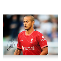 Icons Thiago Alcantara gesigneerde Liverpool FC foto