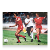 Icons Sammy Lee gesigneerde Liverpool FC foto 1982