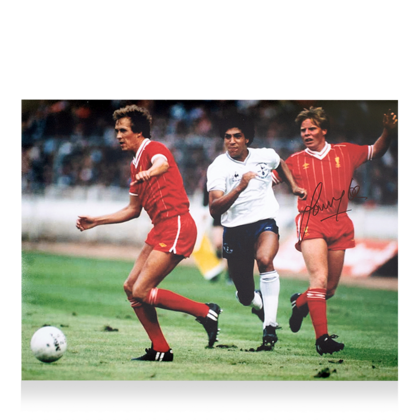 Sammy Lee gesigneerde Liverpool FC foto 1982