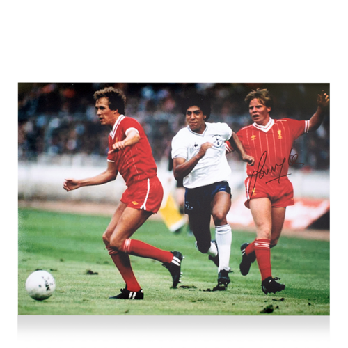 Icons Sammy Lee gesigneerde Liverpool FC foto 1982