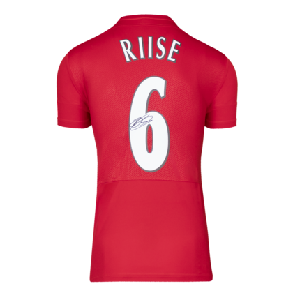 John Arne Riise gesigneerd Liverpool FC shirt 2005