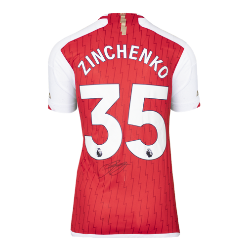 Icons Oleksandr Zinchenko gesigneerd Arsenal shirt 2023-24
