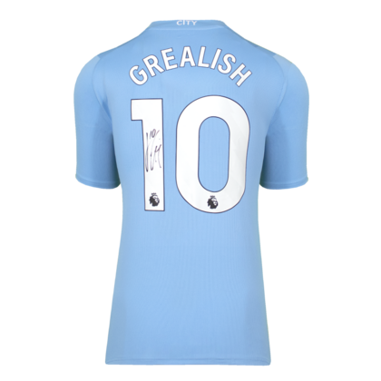 Jack Grealish gesigneerd Manchester City shirt 2023-24