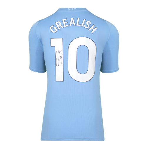 Icons Jack Grealish gesigneerd Manchester City shirt 2023-24