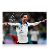Icons Jack Grealish gesigneerde Engeland foto