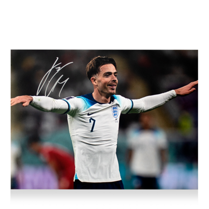 Jack Grealish gesigneerde Engeland foto
