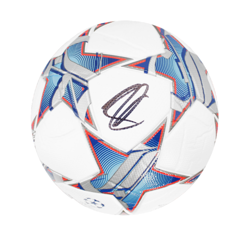 Icons Zlatan Ibrahimovic gesigneerde voetbal