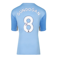 Icons Ilkay Gundogan gesigneerd Manchester City shirt 2021-22