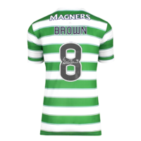 Icons Scott Brown gesigneerd Celtic FC shirt 2022-23