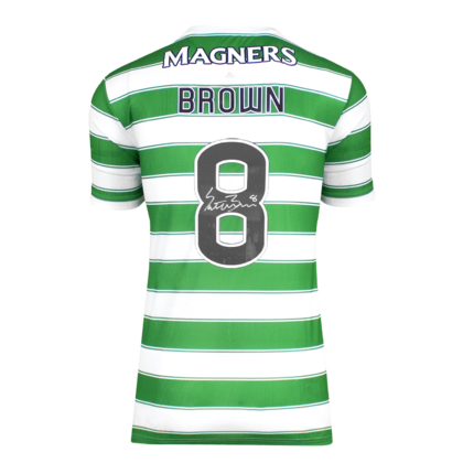 Scott Brown gesigneerd Celtic FC shirt 2022-23