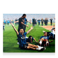 Icons Walter Samuel gesigneerde Internazionale foto 2010