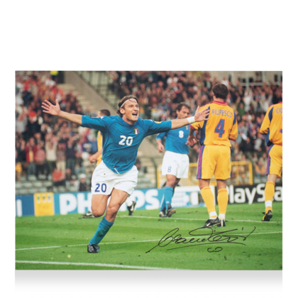 Francesco Totti gesigneerde Italië foto 2000