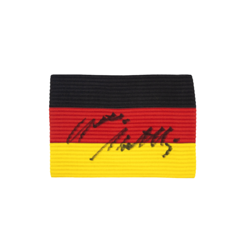 Icons Lothar Matthaus gesigneerde Duitsland aanvoerdersband