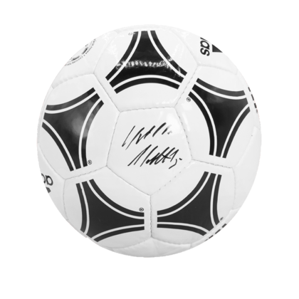 Lothar Matthaus gesigneerde voetbal