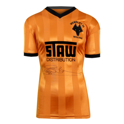 Steve Bull gesigneerd Wolverhamption Wanderers shirt 1988