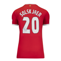 Icons Ole Gunnar Solskjaer gesigneerd Manchester United shirt 2021