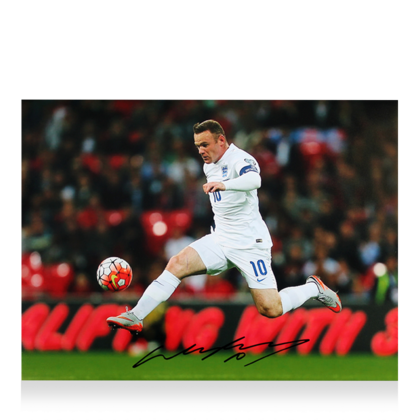 Wayne Rooney gesigneerde Engeland foto