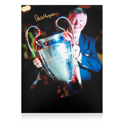 Icons Alex Ferguson gesigneerde Manchester United foto 2008