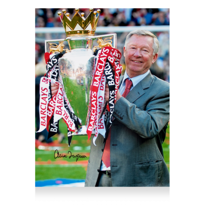 Alex Ferguson gesigneerde Manchester United foto