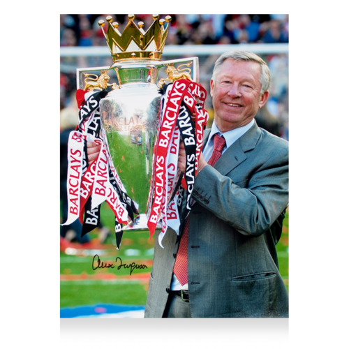 Icons Alex Ferguson gesigneerde Manchester United foto