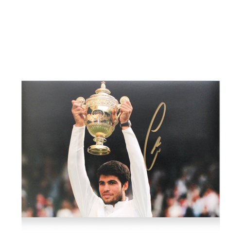 Icons Carlos Alcaraz gesigneerde foto 2023
