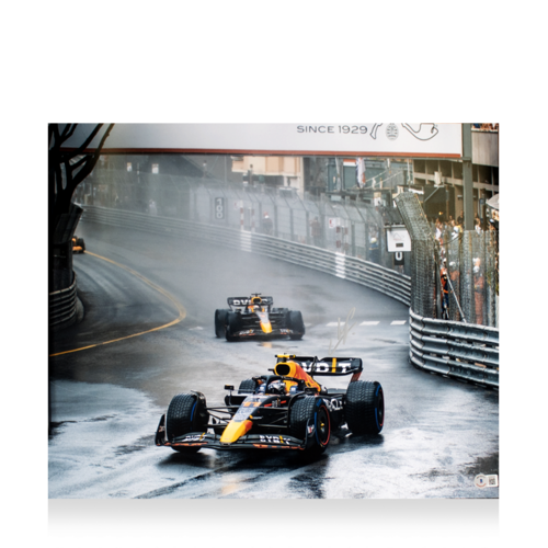 Icons Sergio Perez gesigneerde foto