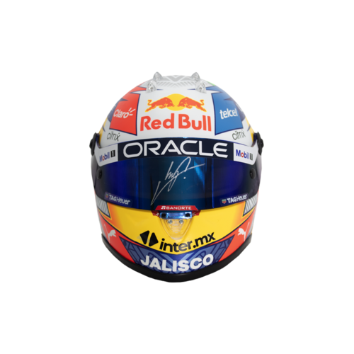 Icons Sergio Perez gesigneerde mini helm