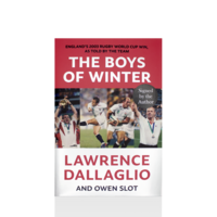 Icons Lawrence Dallaglio gesigneerd Engeland boek