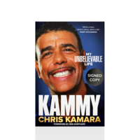 Icons Chris Kamara gesigneerd boek