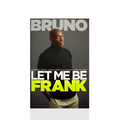 Frank Bruno gesigneerd boek