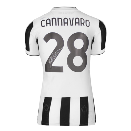 Fabio Cannavaro gesigneerd Juventus shirt 2021-22
