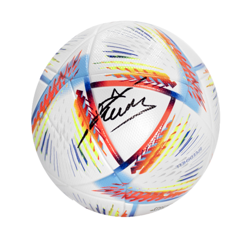 Icons Fabio Cannavaro gesigneerde voetbal