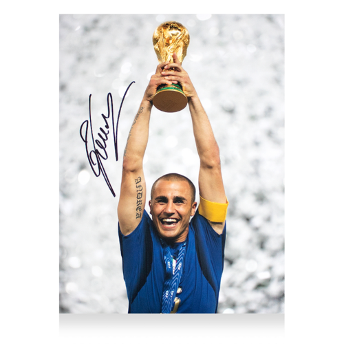 Icons Fabio Cannavaro gesigneerde Italië foto 2006