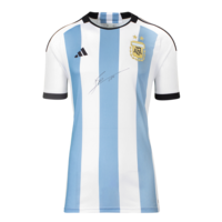 Icons Lionel Messi gesigneerd Argentinië shirt 2022