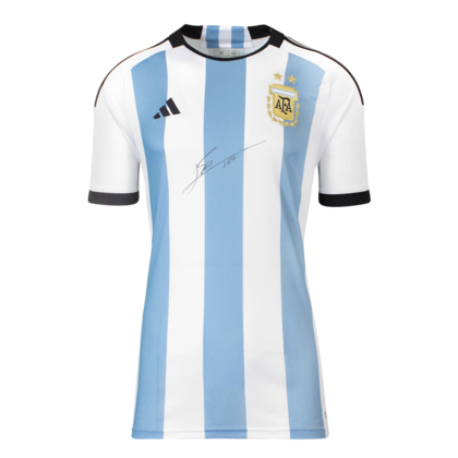 Lionel Messi gesigneerd Argentinië shirt 2022