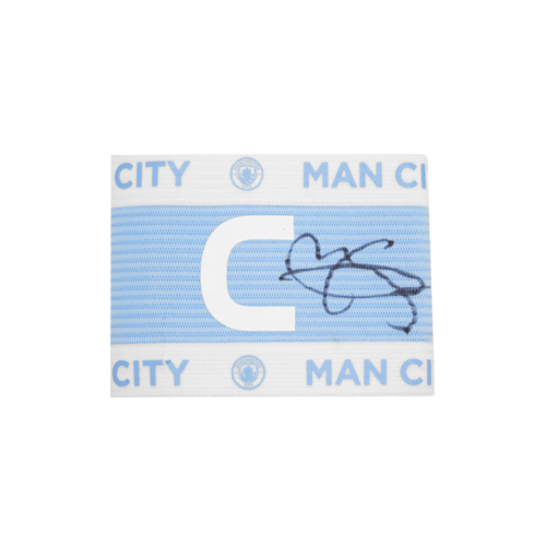 Icons Yaya Toure gesigneerde Manchester City aanvoerdersband