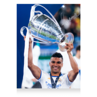Icons Casemiro gesigneerde Real Madrid foto