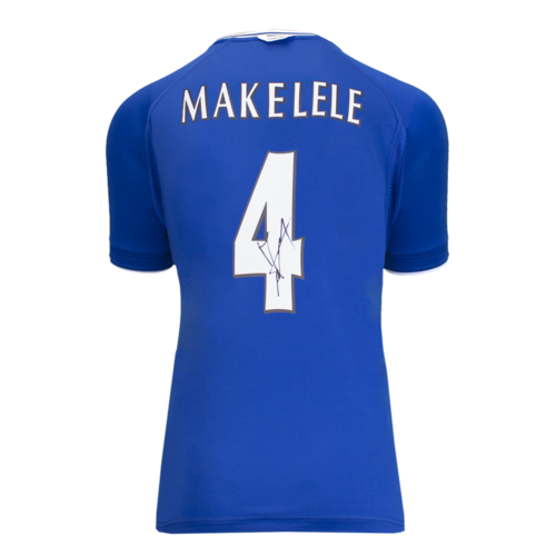 Icons Claude Makelele gesigneerd Chelsea shirt