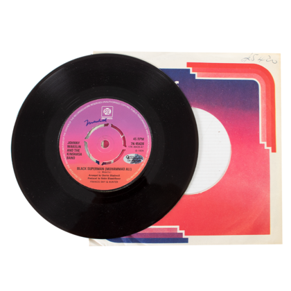 Muhammad Ali gesigneerde vinylplaat - Johnny Wakelin, Black Superman