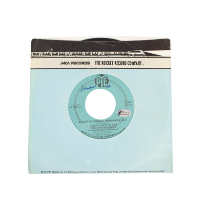 Muhammad Ali gesigneerde vinylplaat - Johnny Wakelin, Black Superman