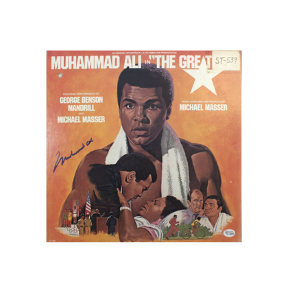 Muhammad Ali gesigneerde vinylplaat - The Greatest, Cassius Clay