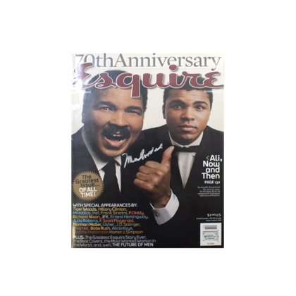 Muhammad Ali gesigneerd Esquire magazine
