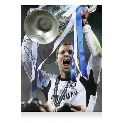 Petr Cech gesigneerde Chelsea foto 2012