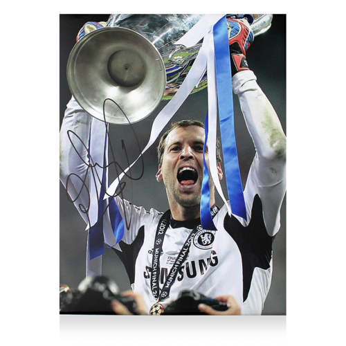 Icons Petr Cech gesigneerde Chelsea foto 2012