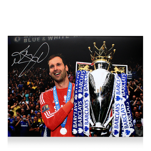 Icons Petr Cech gesigneerde Chelsea foto 2014-15