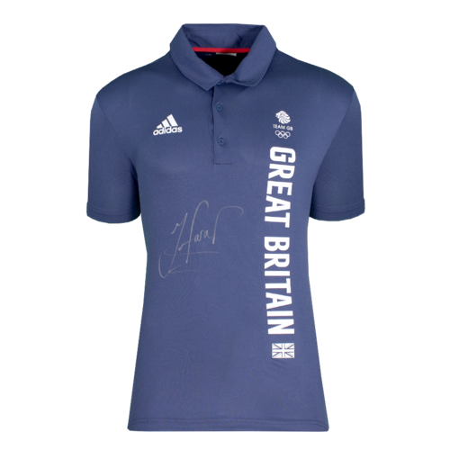 Icons Mo Farah gesigneerd Team GB shirt