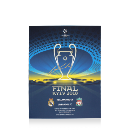 Luka Modric gesigneerd Real Madrid programmaboekje 2018