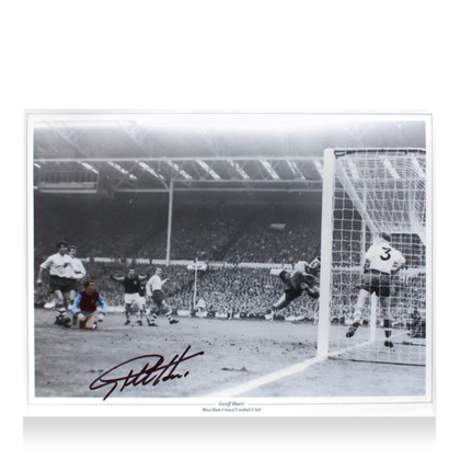 Geoff Hurst gesigneerde West Ham United foto